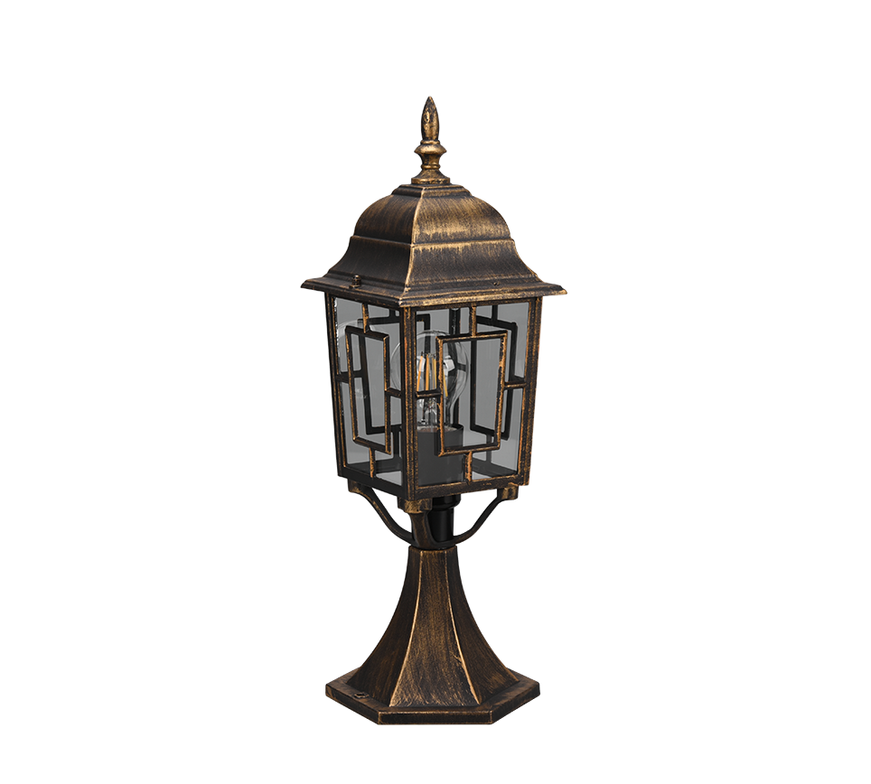 VOLTURNO | Pole | Antique rust | Diecast aluminium