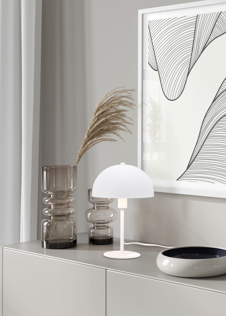 NOLA | Table lamp | White mat | Metal