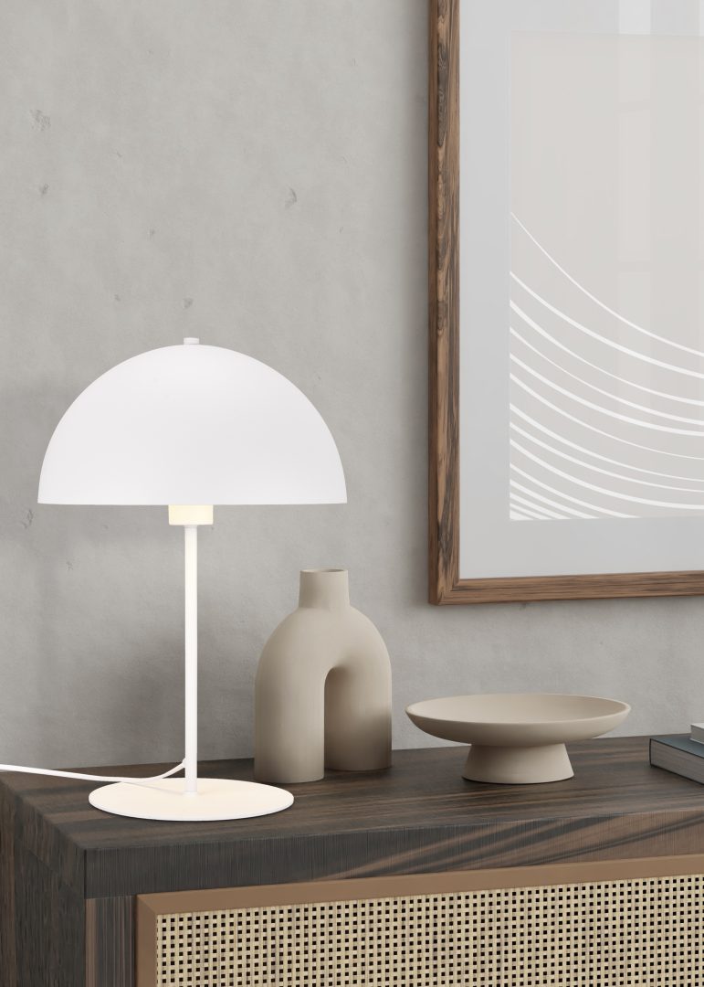 NOLA | Table lamp | White mat | Metal