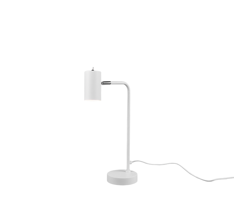 MARLEY | Table lamp | White mat | Metal
