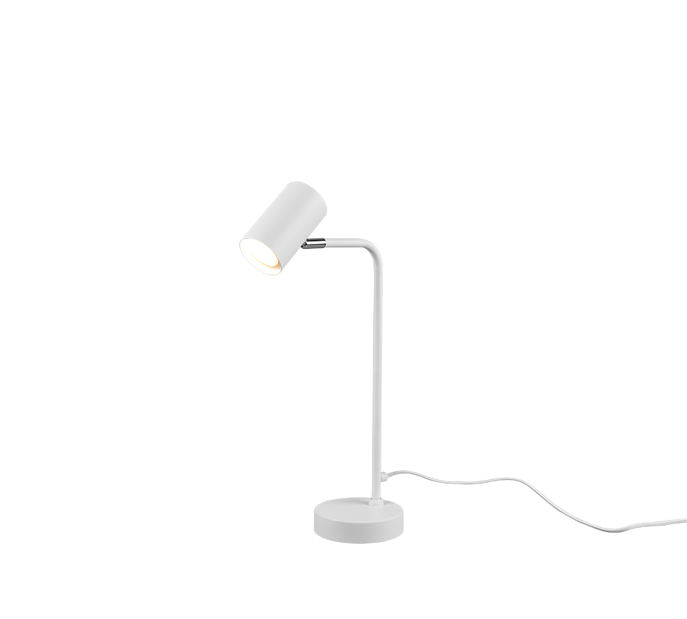 MARLEY | Table lamp | White mat | Metal