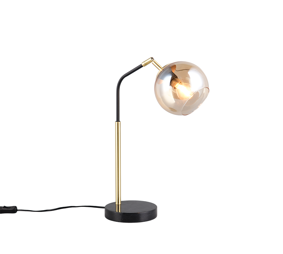 PAXTON | Table lamp | Schwarz-Gold | Metal