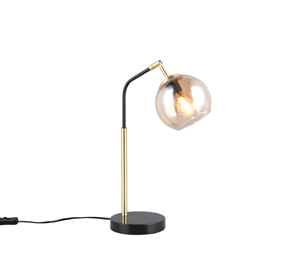 PAXTON | Table lamp | Schwarz-Gold | Metal
