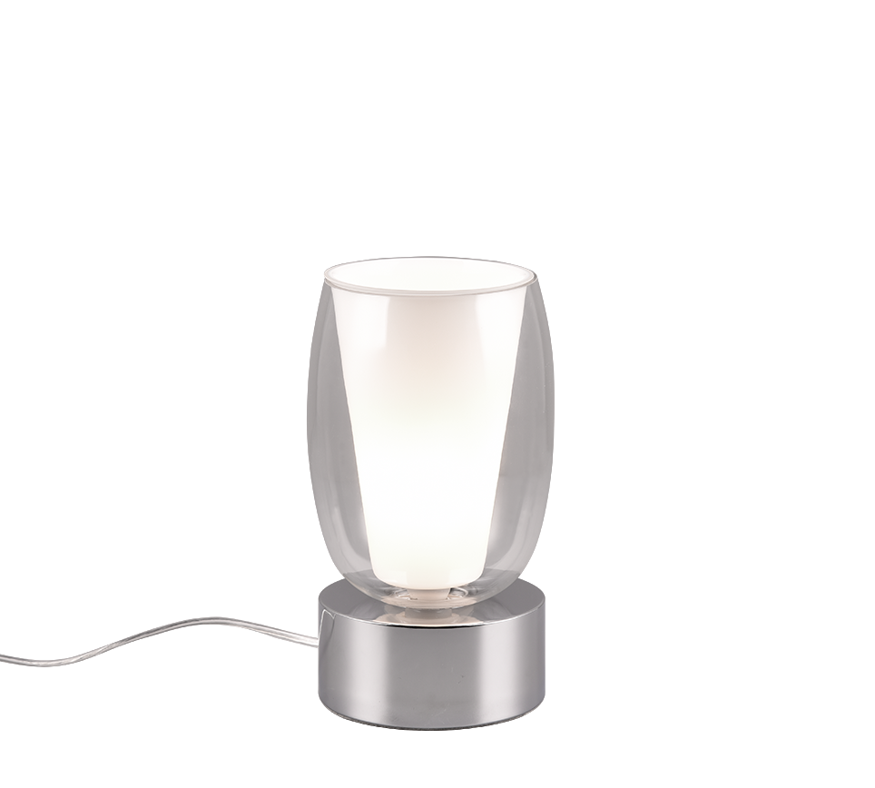 BARRET | Table lamp | Chrome | Metal