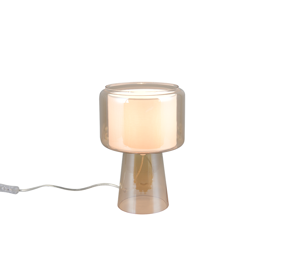 ROCKA | Table lamp | Amber | Glass