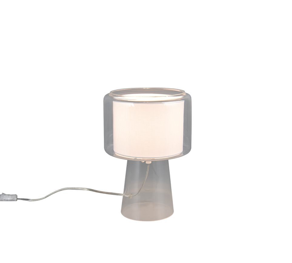 ROCKA | Table lamp | Transparent clear | Glass