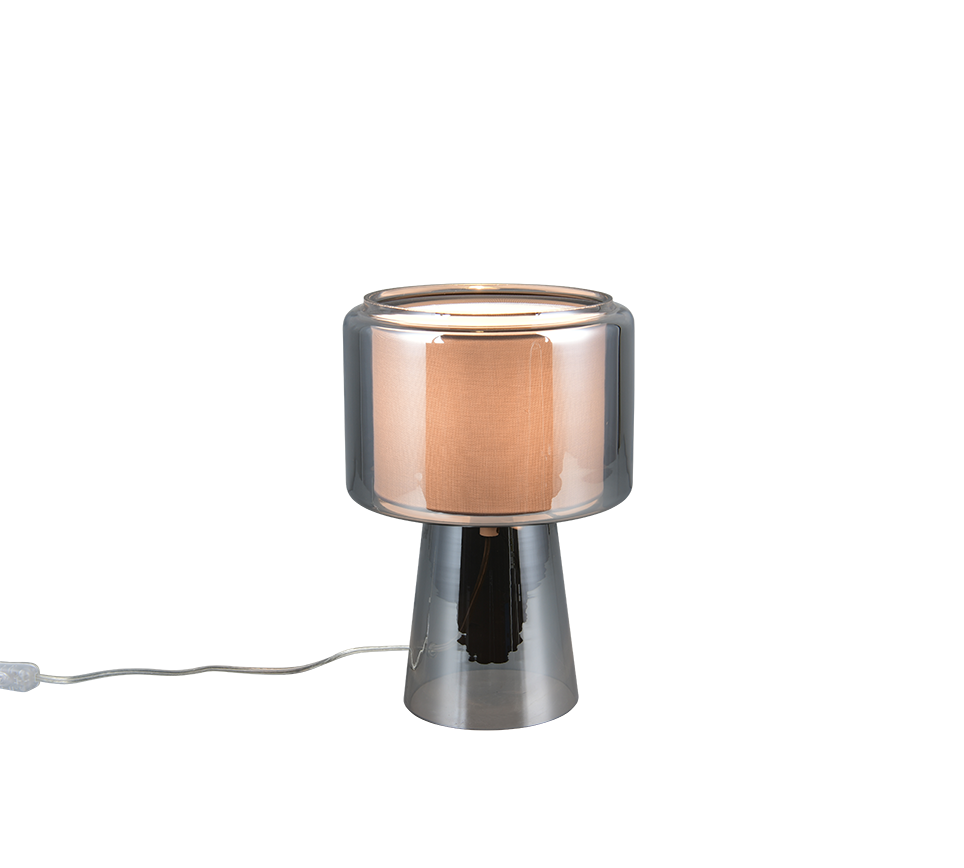 ROCKA | Table lamp | Chrome plated | Glass