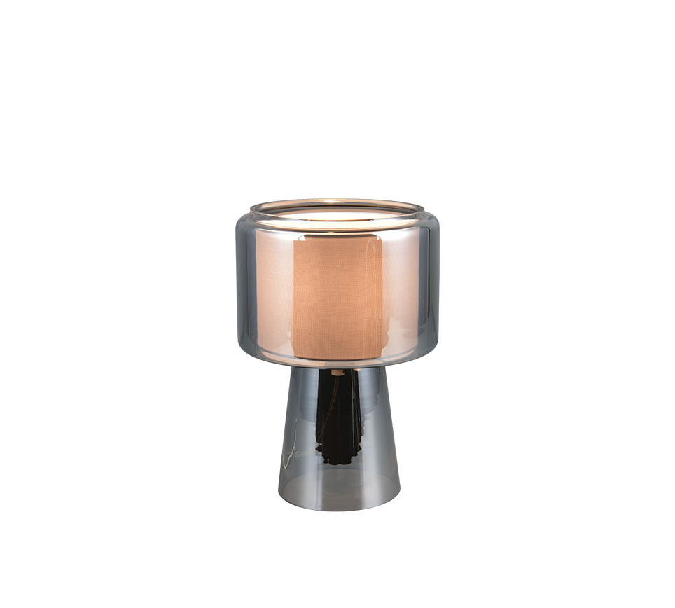 ROCKA | Table lamp | Chrome plated | Glass