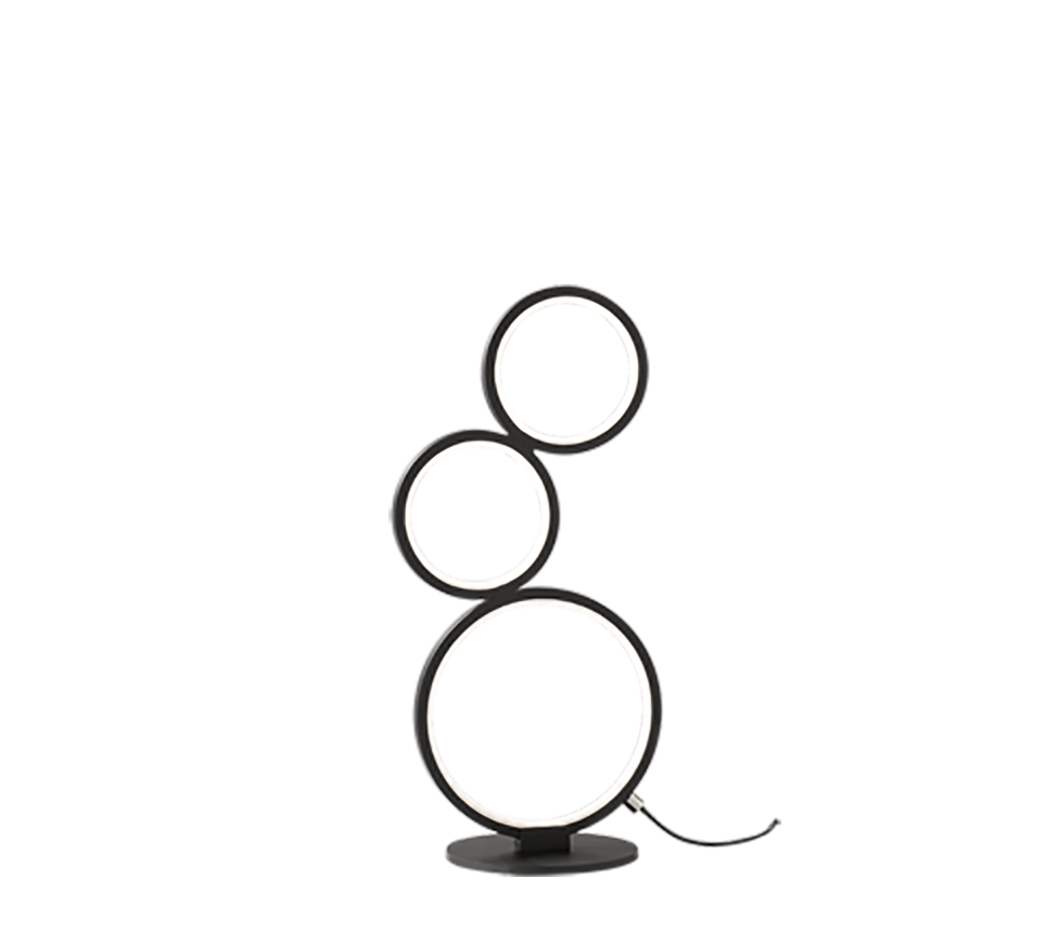 RONDO | Table lamp | Black mat | Metal