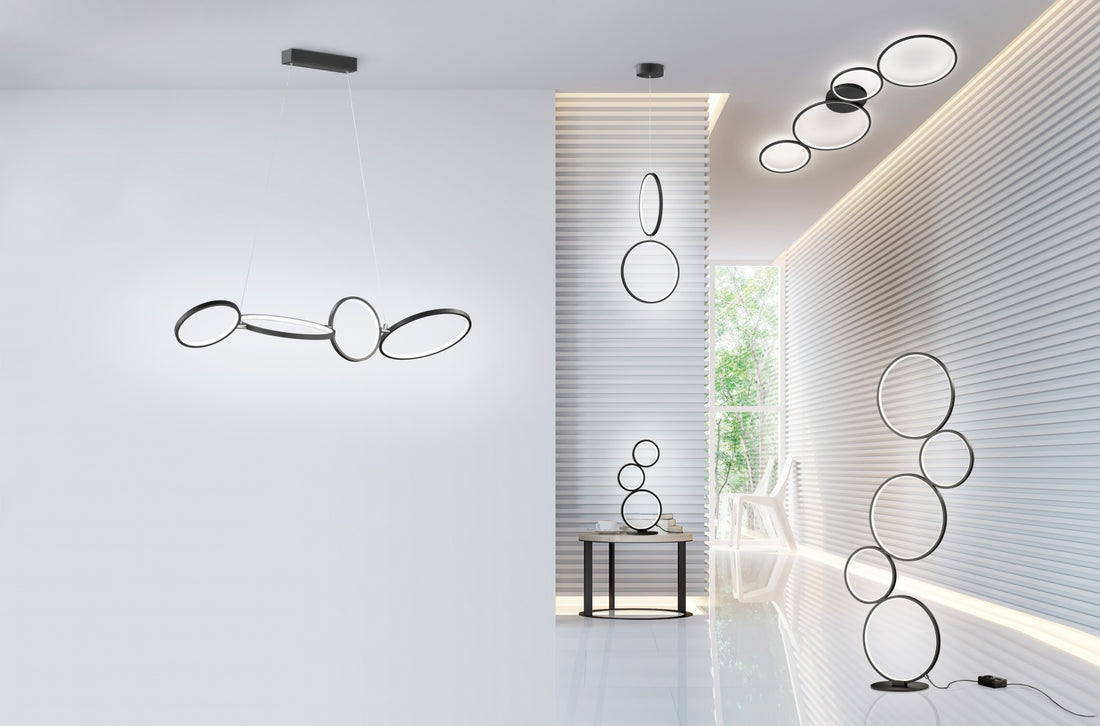RONDO | Table lamp | Black mat | Metal