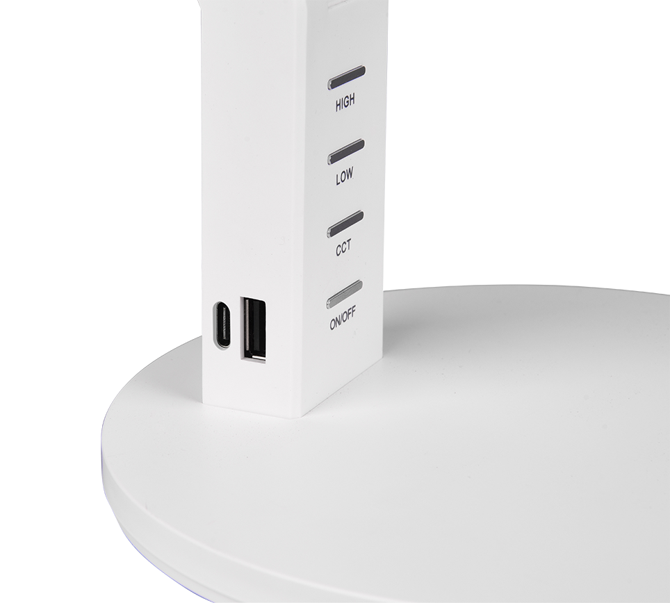 AVA | Table lamp | White mat | Plastic