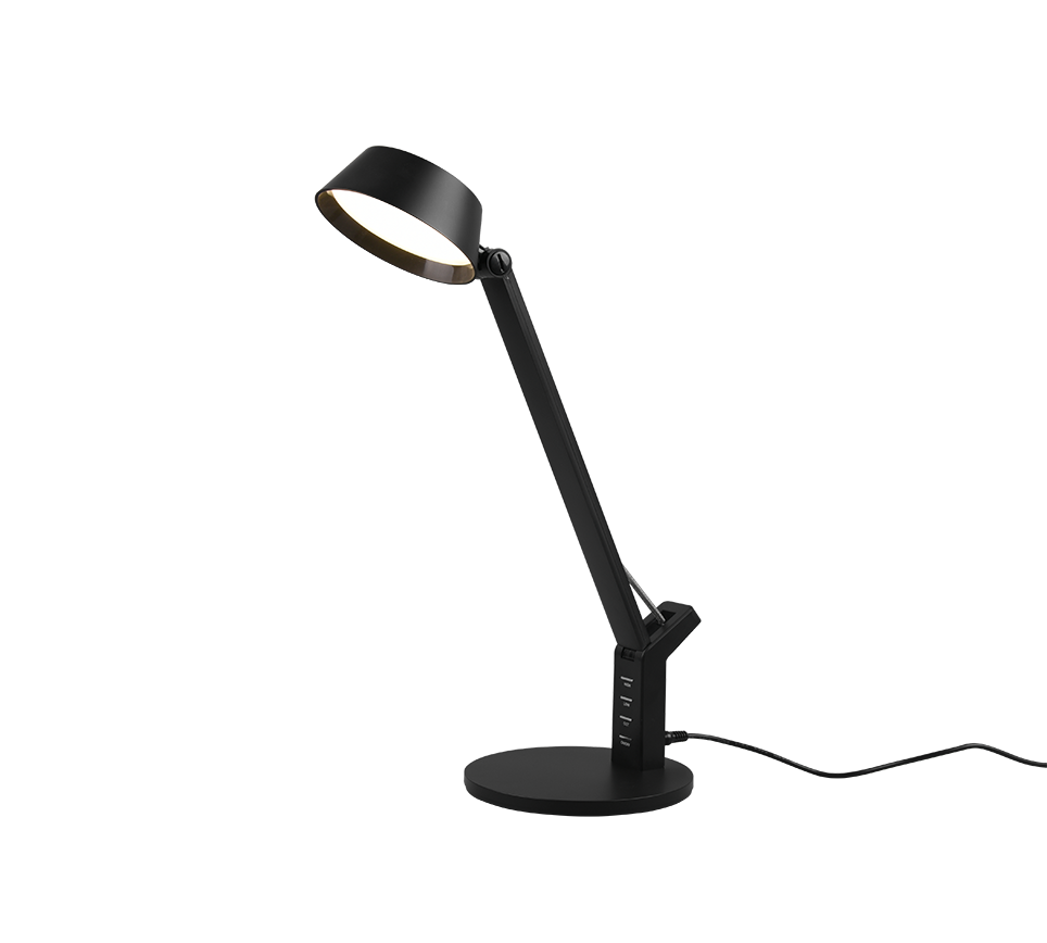 AVA | Table lamp | Black mat | Plastic