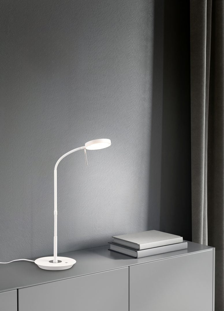 MONZA | Table lamp | White mat | Metal