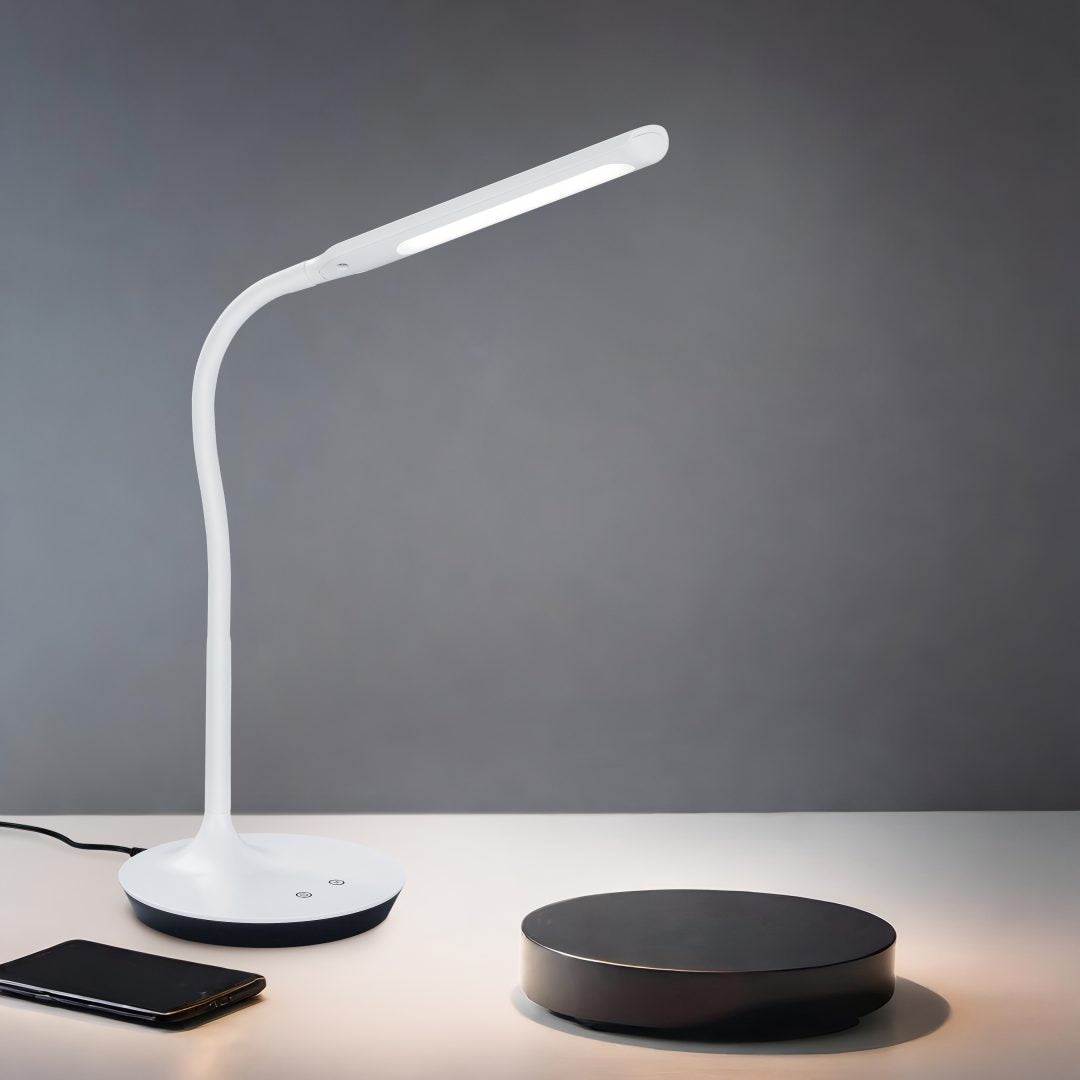 POLO | Table lamp | White mat | Plastic