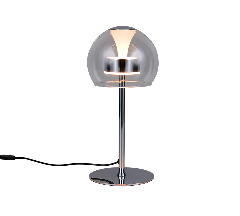 FLYNT | Table lamp | Chrome | Metal