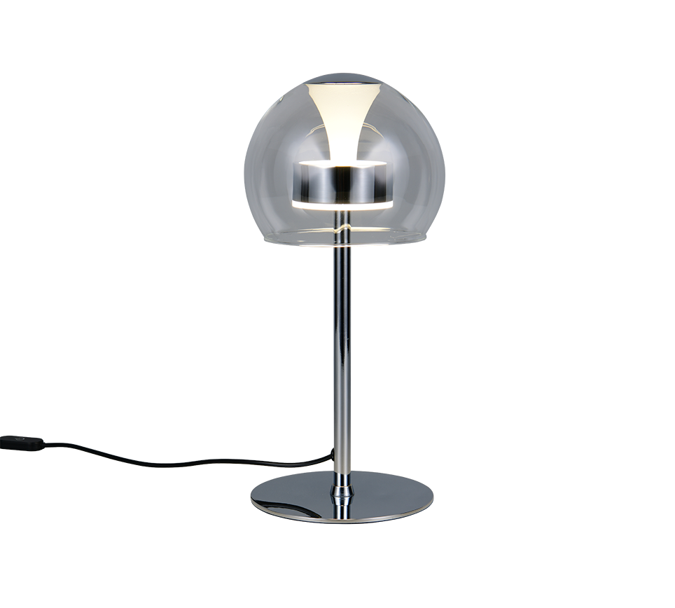 FLYNT | Table lamp | Chrome | Metal