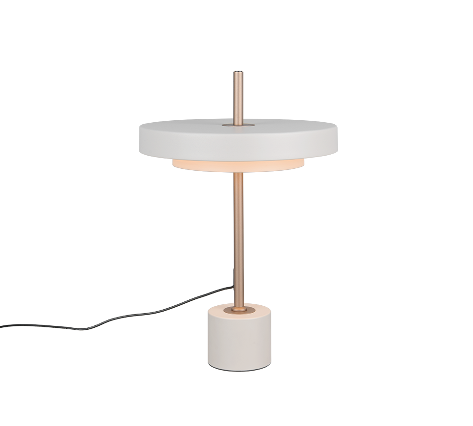 KEATON | Table lamp | Warm grey | Metal