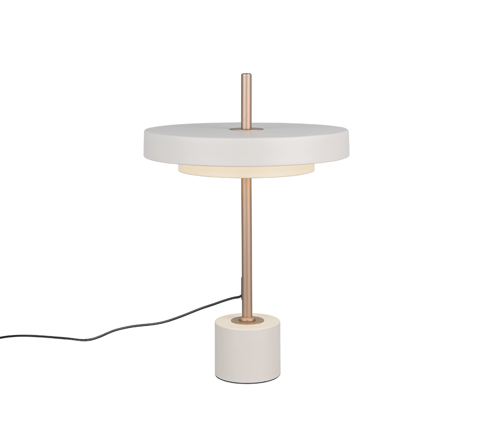 KEATON | Table lamp | Warm grey | Metal