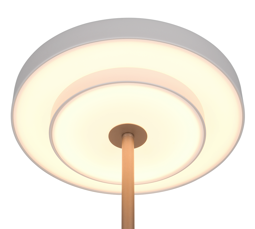 KEATON | Table lamp | Warm grey | Metal