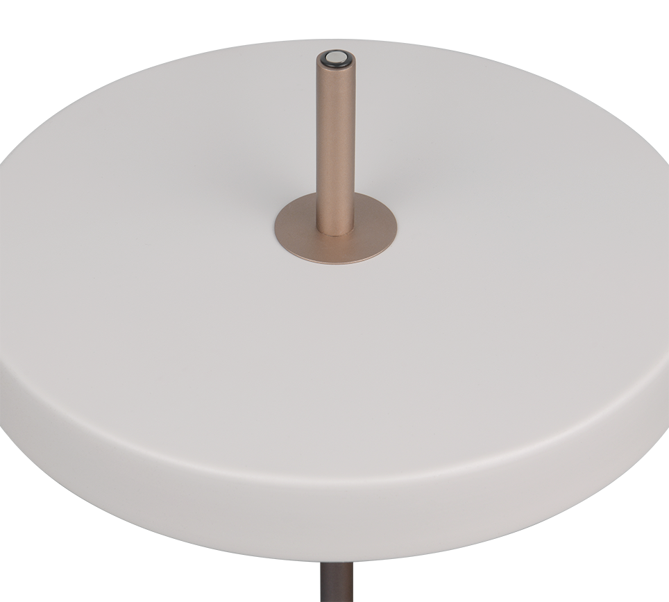 KEATON | Table lamp | Warm grey | Metal