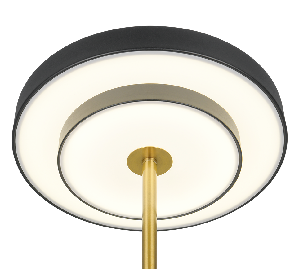 KEATON | Table lamp | Schwarz-Gold | Metal