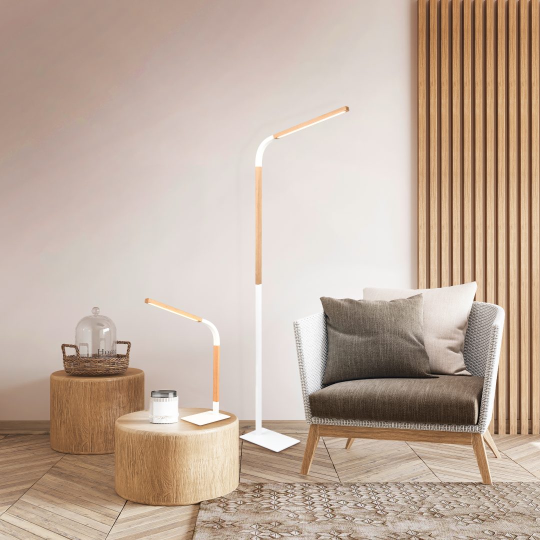NORRIS | Table lamp | White mat | Metal