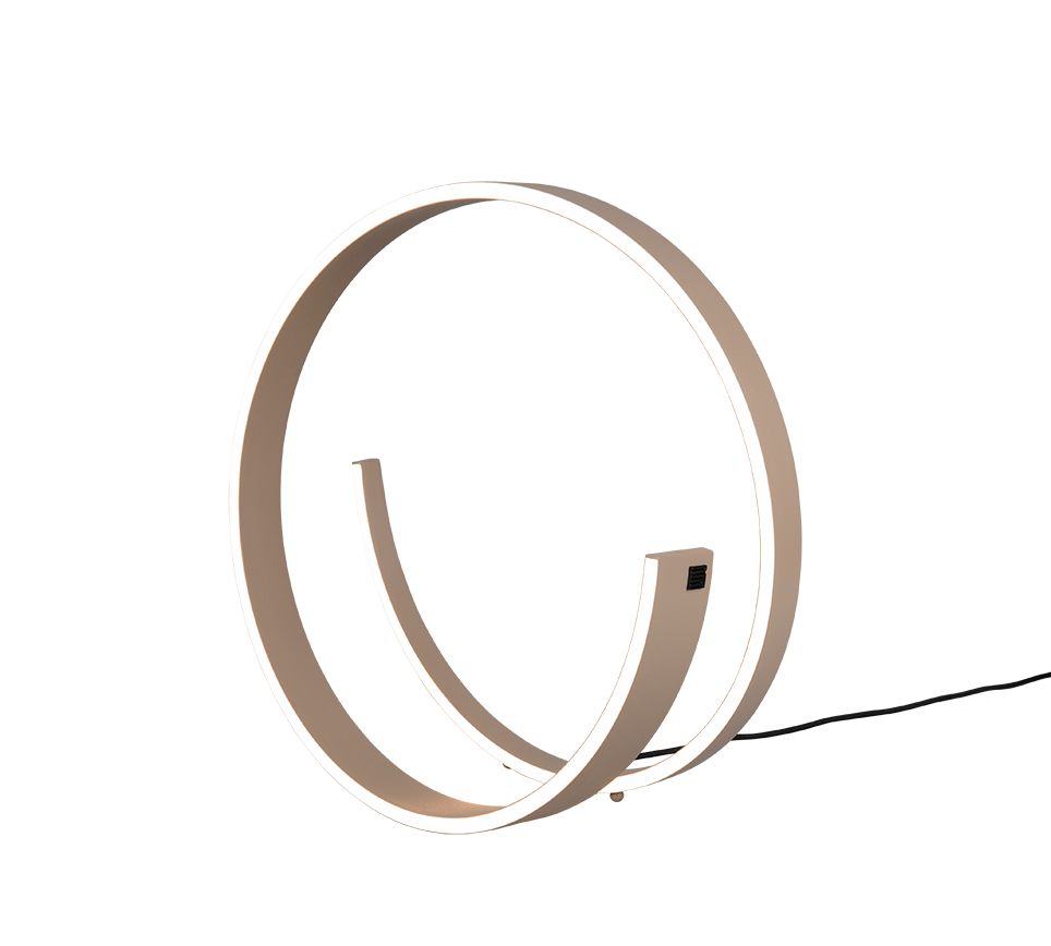 CINARDI | Table lamp | Taupe | Metal