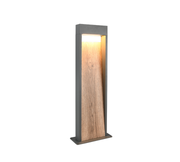 SALMON | Pole | Wood imitation | Diecast aluminium
