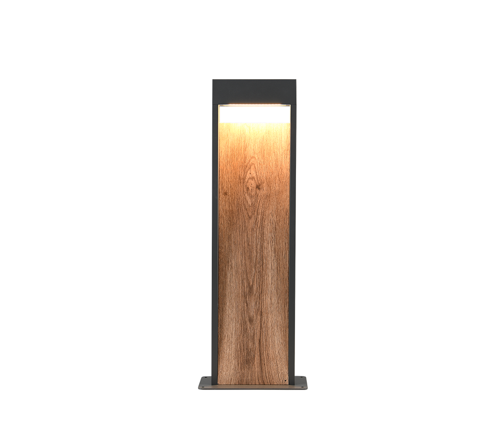 SALMON | Pole | Wood imitation | Diecast aluminium