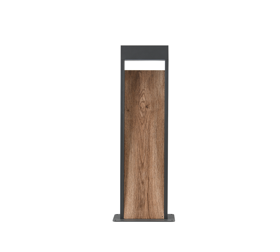 SALMON | Pole | Wood imitation | Diecast aluminium