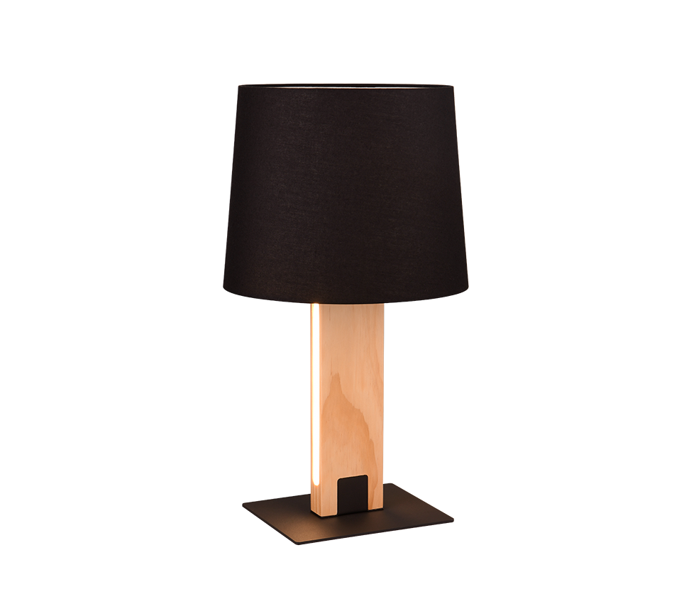 RAHUL | Table lamp | Black mat | Metal