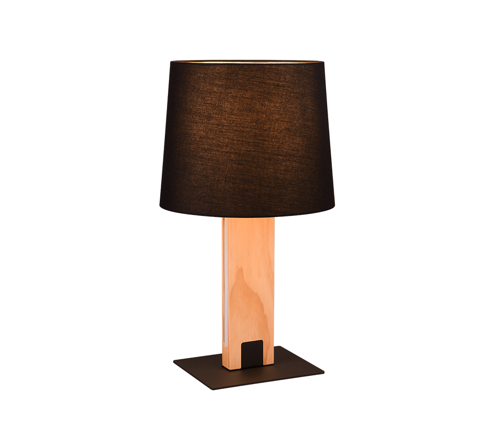 RAHUL | Table lamp | Black mat | Metal