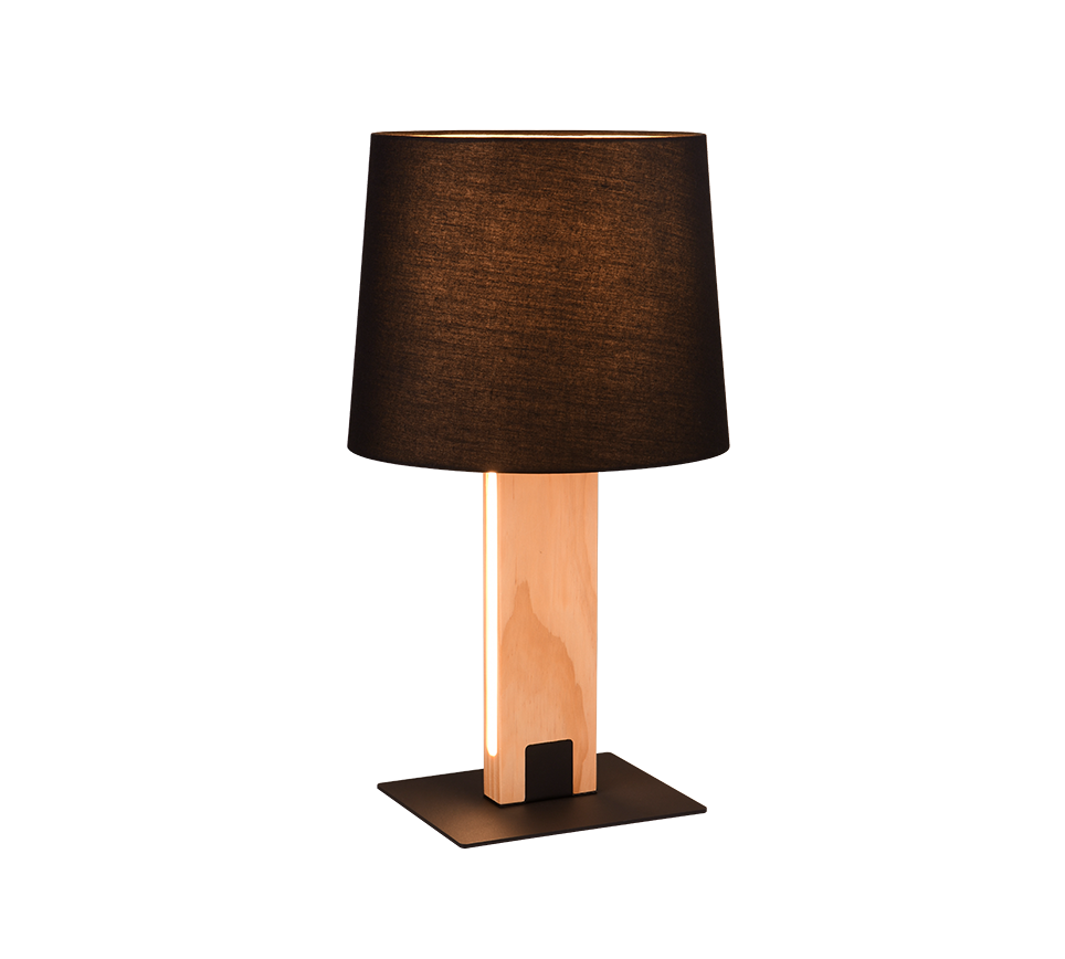 RAHUL | Table lamp | Black mat | Metal