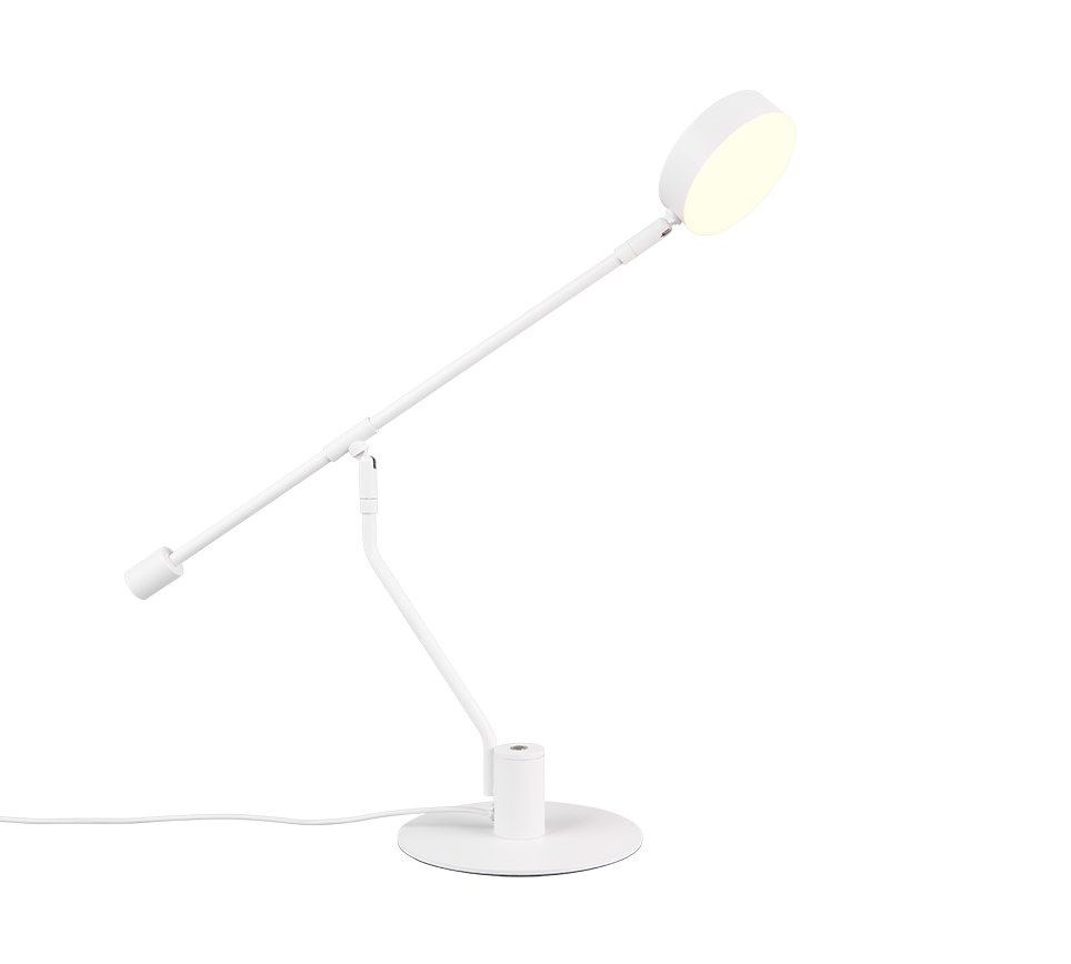 MANDURO | Table lamp | White mat | Metal