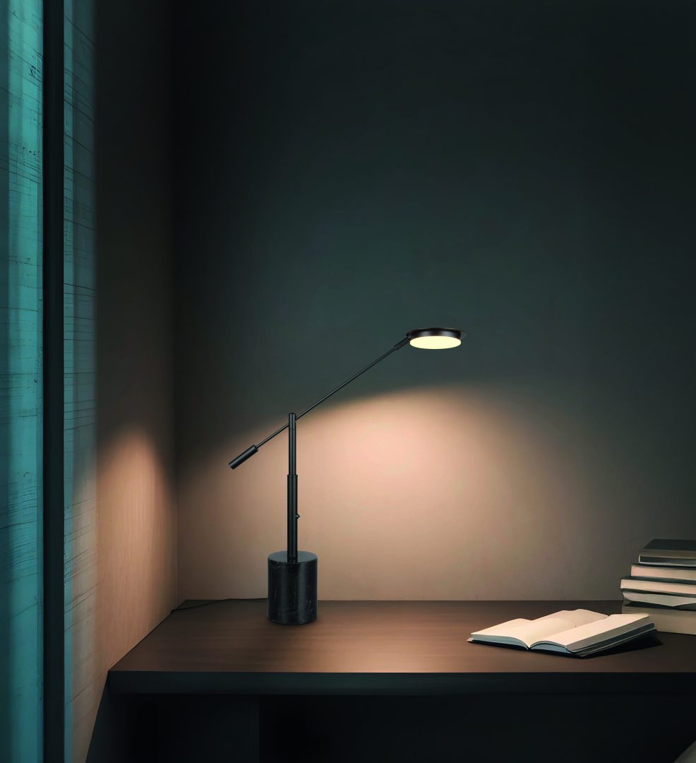 FIORE | Table lamp | Black mat | Metal