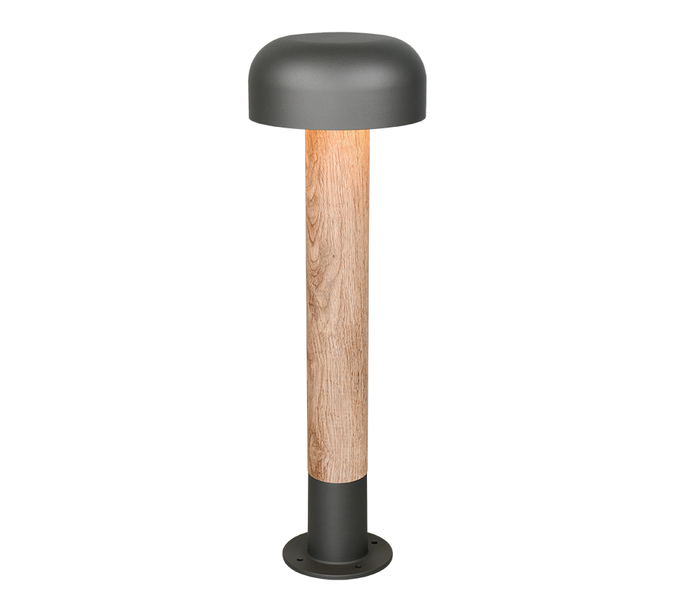 FRASER | Pole | Wood imitation | Diecast aluminium