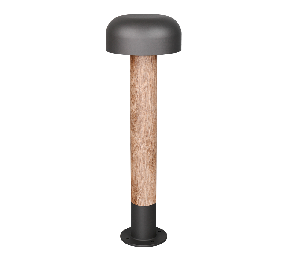 FRASER | Pole | Wood imitation | Diecast aluminium