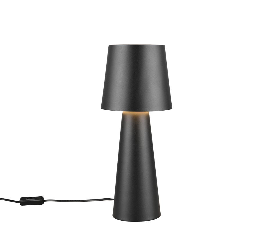 NUBIAN | Table lamp | Black mat | Metal