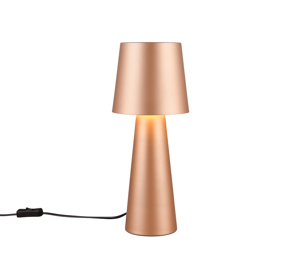 NUBIAN | Table lamp | Coffee | Metal