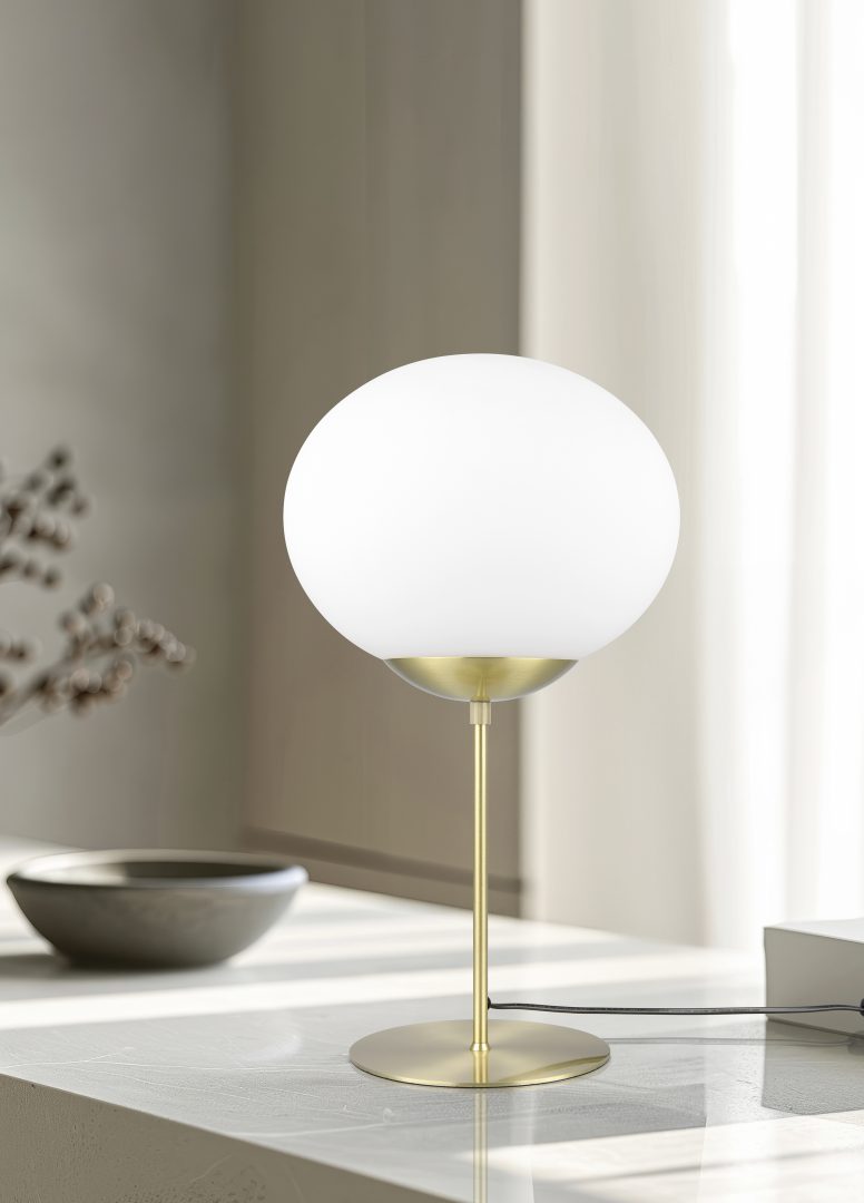 FOMENTO | Table lamp | Brass mat | Metal