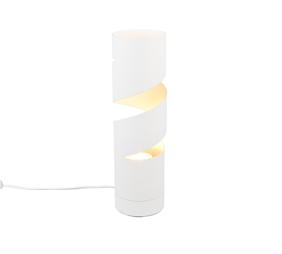 STREAM | Table lamp | White mat | Metal