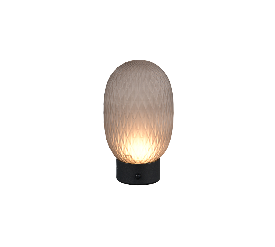 FACETTE | Table lamp | Smoke | Glass