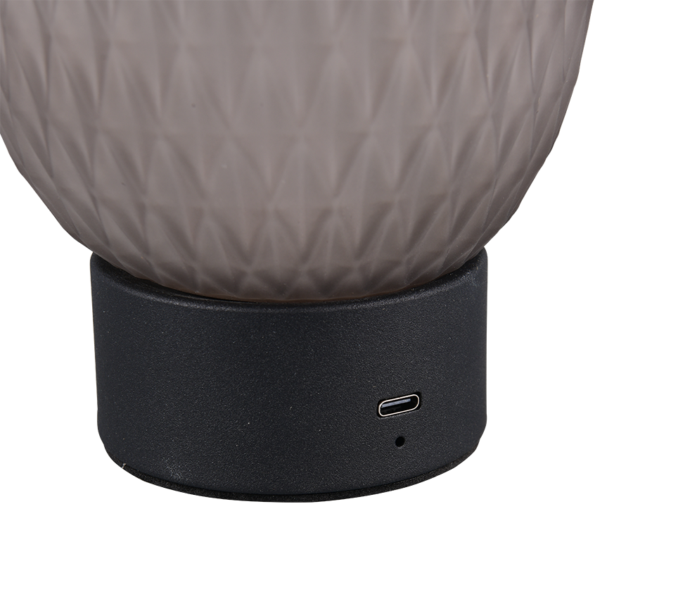 FACETTE | Table lamp | Smoke | Glass