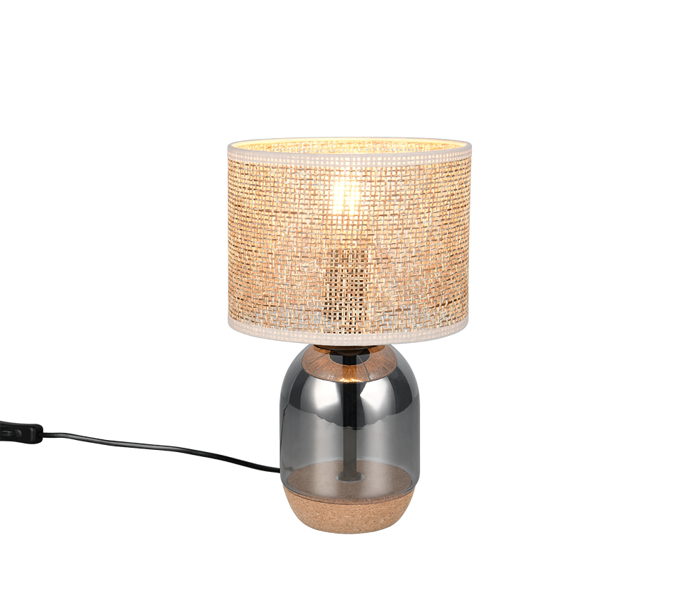 TARA | Table lamp | Chrome plated | Glass