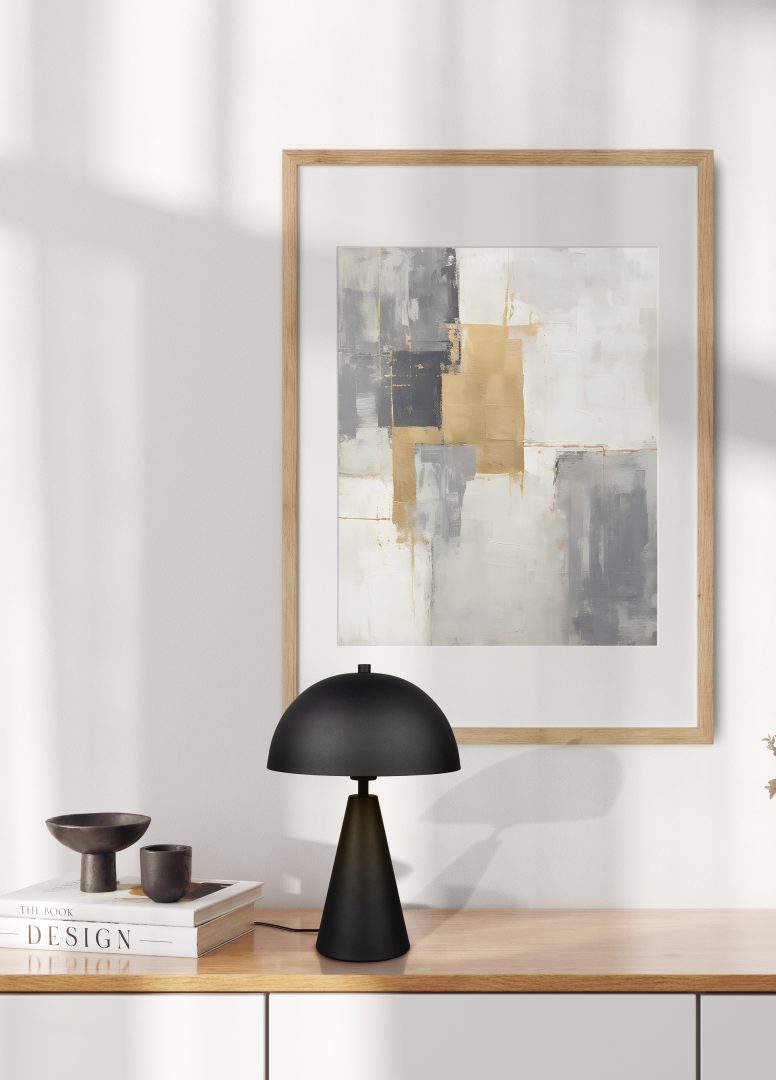 ALFIE | Table lamp | Black mat | Metal