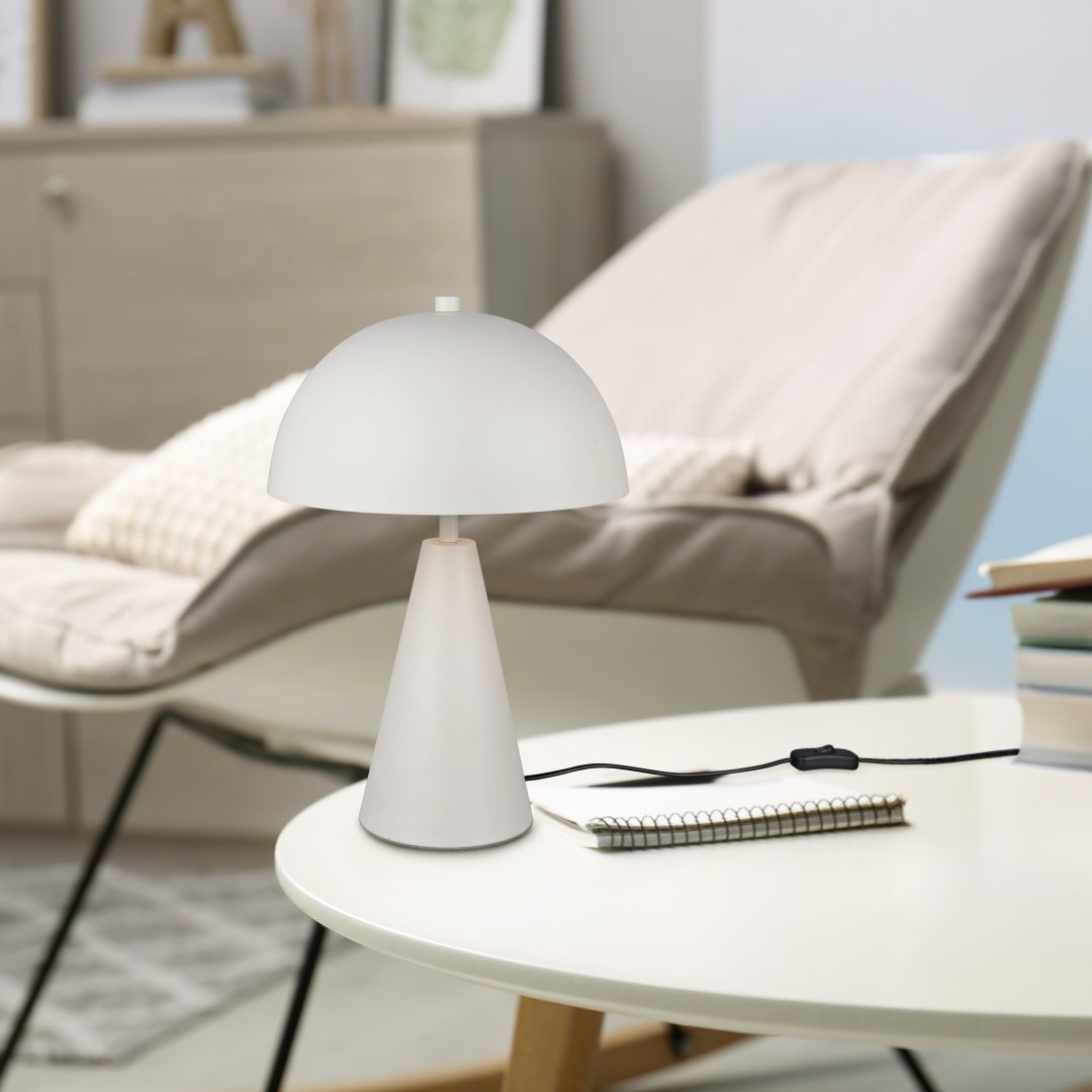 ALFIE | Table lamp | Warm grey | Metal