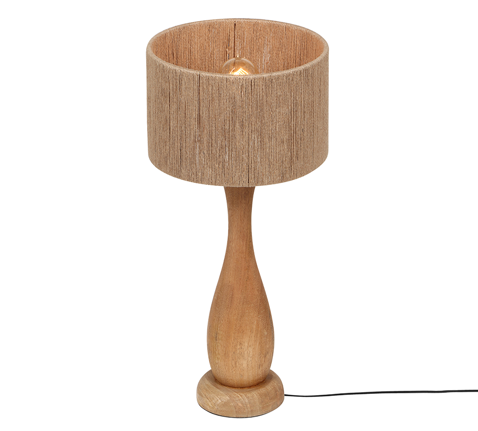 TOBA | Table lamp | Natural finish | Natural wood