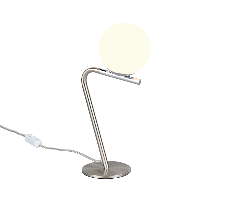 FLAMING | Table lamp | Nickel mat | Metal