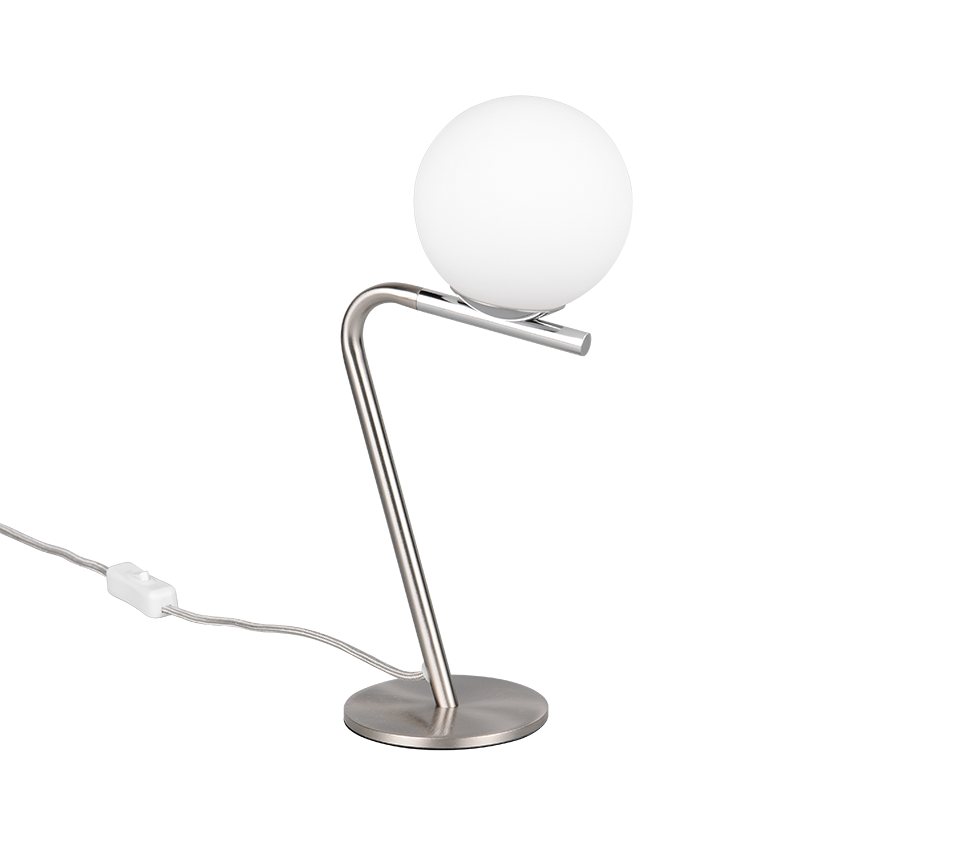 FLAMING | Table lamp | Nickel mat | Metal