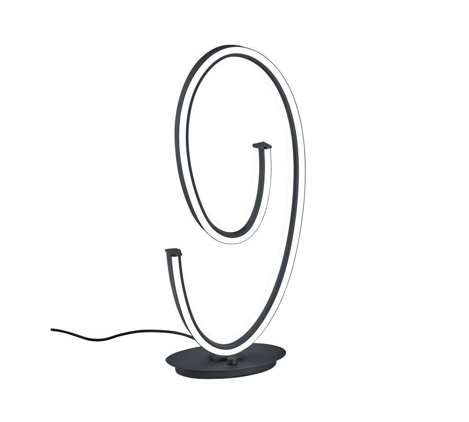 CIOLA | Table lamp | Black mat | Metal